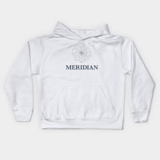 Meridian DBT Stacked Full Color Logo Kids Hoodie